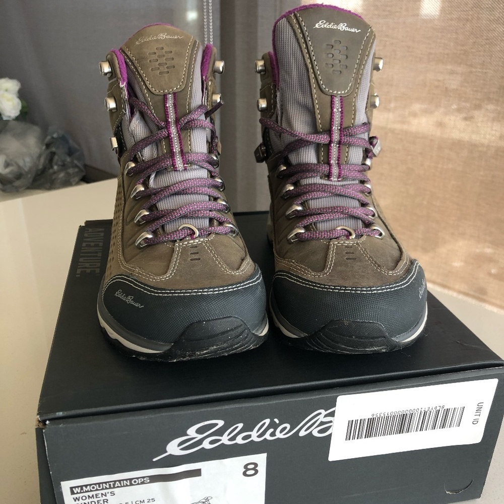 Eddie Bauer Women's Mountain Ops Hiking Boots Size 8